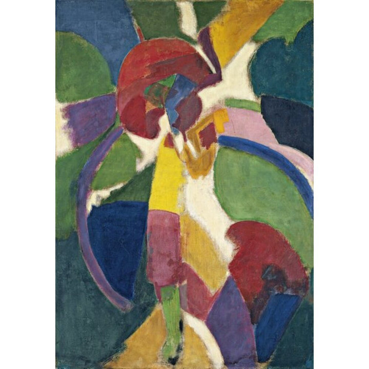 Woman with umbrella Painting by Santa & Cole