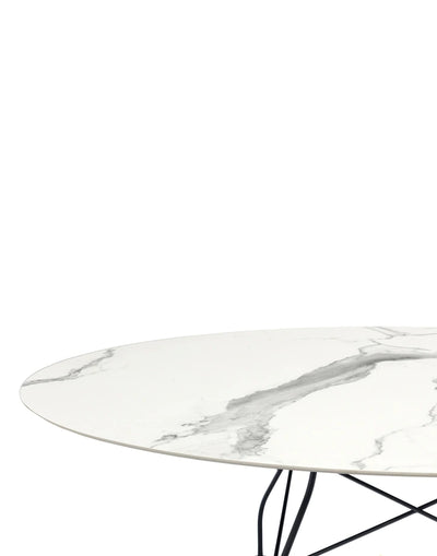 Glossy Marble Dining Table by Kartell