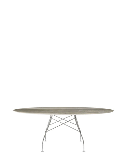 Glossy Marble Dining Table by Kartell